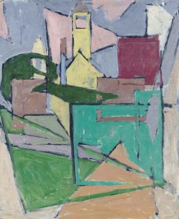 Stuart Davis - Sketch--Church Tower