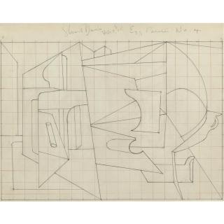 Stuart Davis - Study For \'Egg Beater No. 4\'