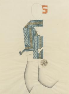 Stuart Davis - Untitled (Figure)