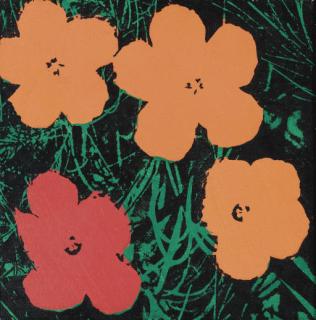 Sturtevant - Study for Warhol Flowers