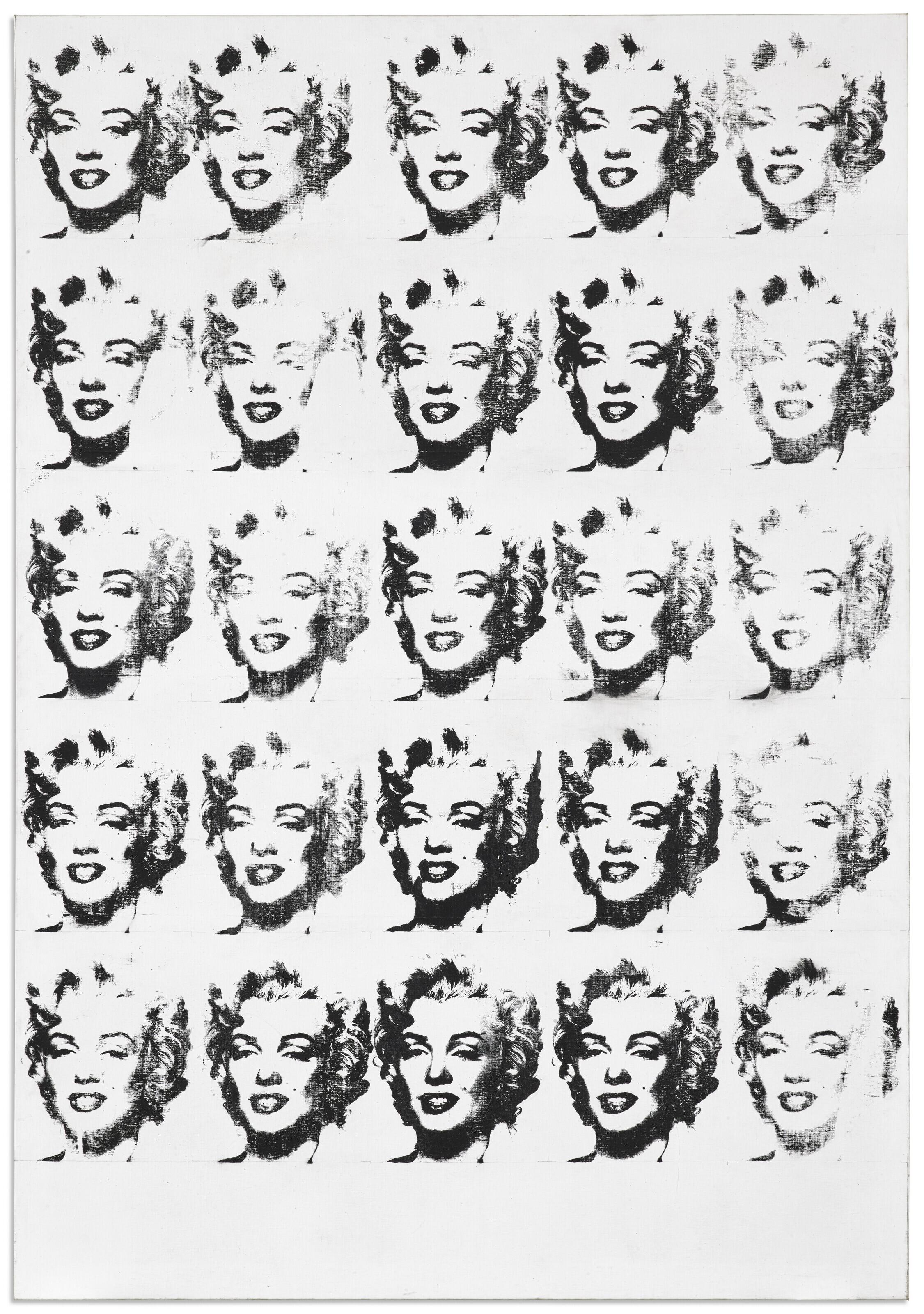 Sturtevant - Warhol 25 Marilyns