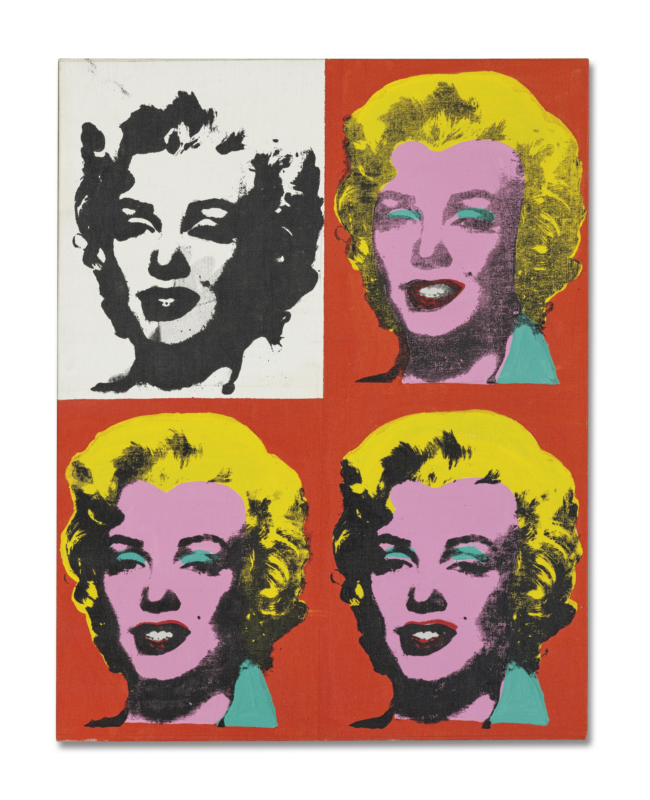 Sturtevant - Warhol Four Marilyns