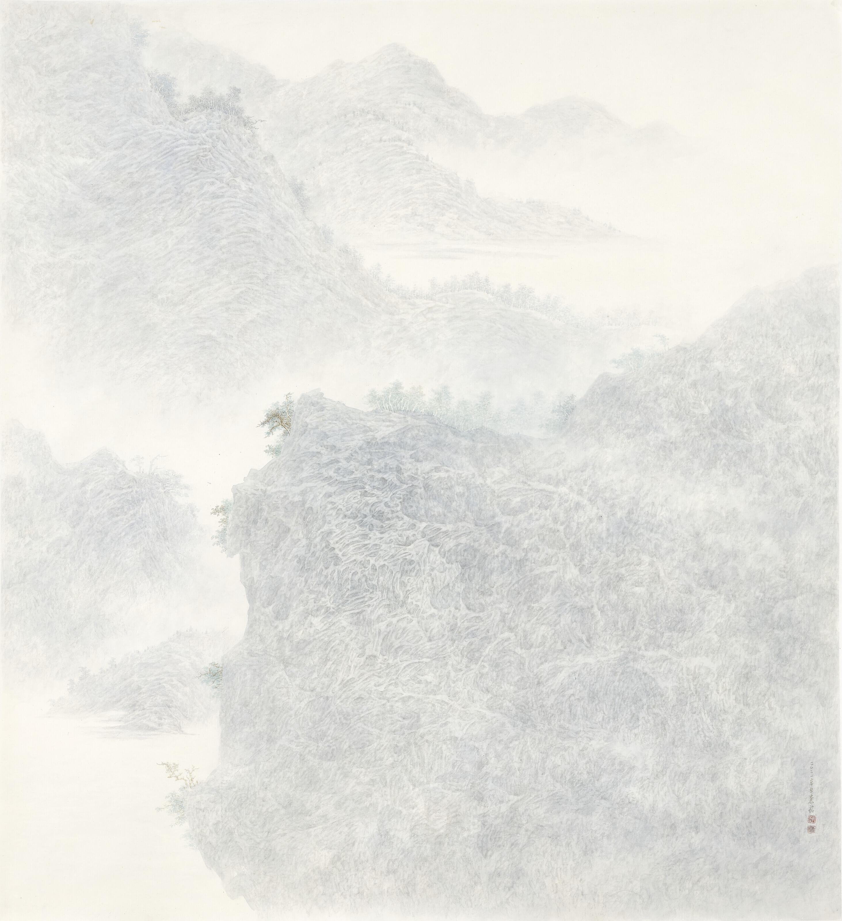Su Chung-Ming - Reflections on a Serene Lake