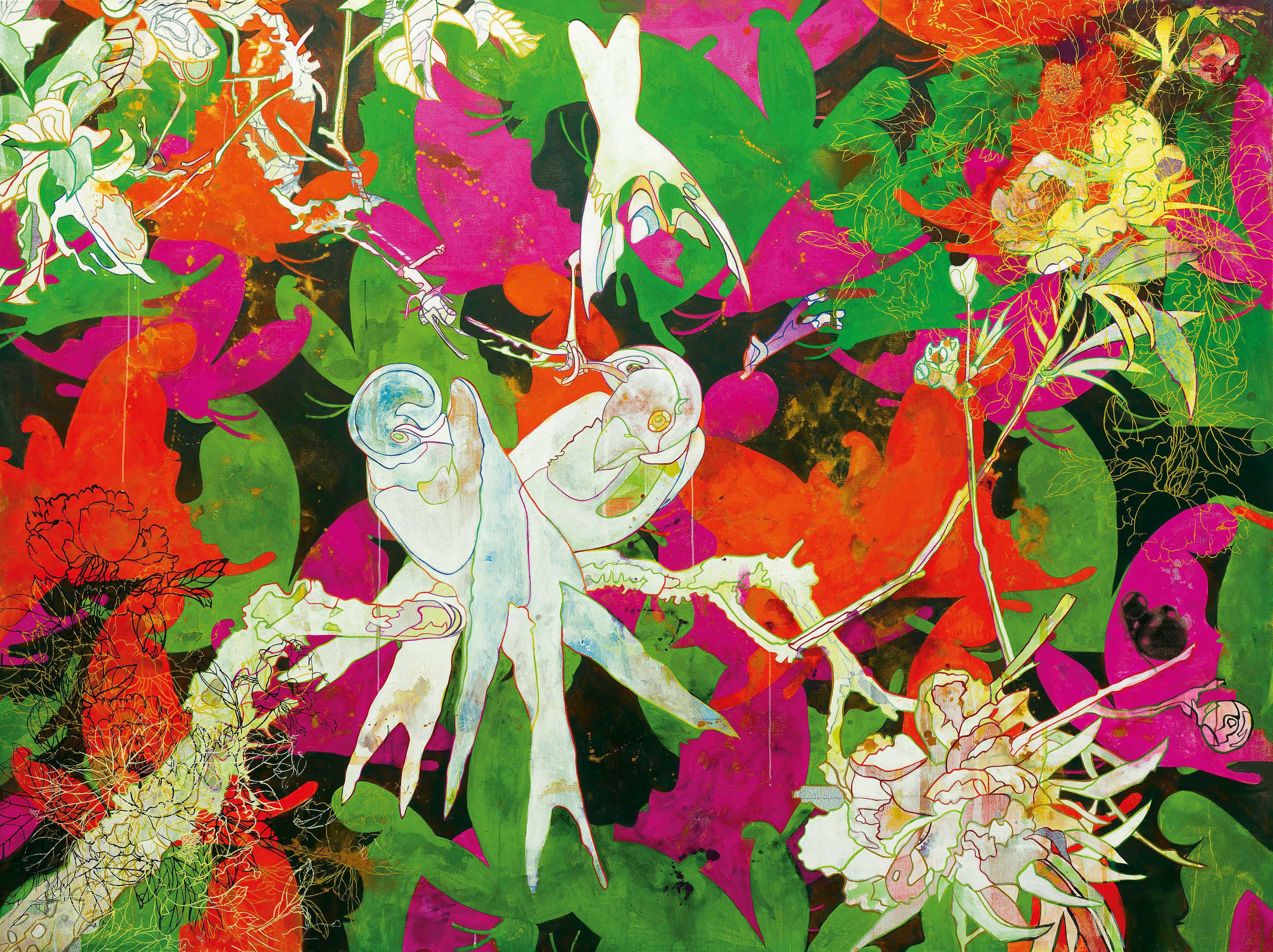 Su Meng-Hung - The Three Birds of Giuseppe Castiglione