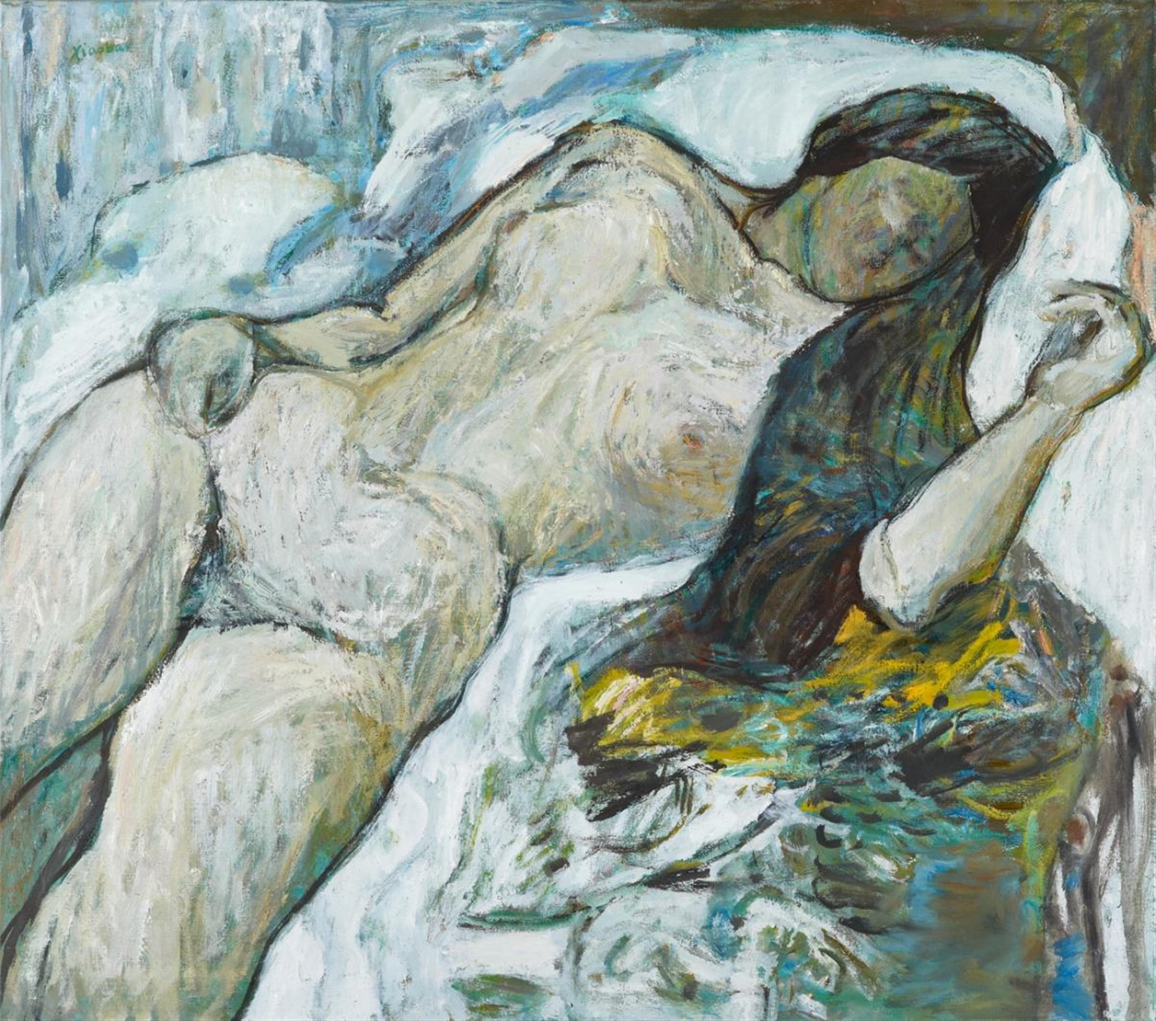 Su Xiaobai - Liegender Frauenakt