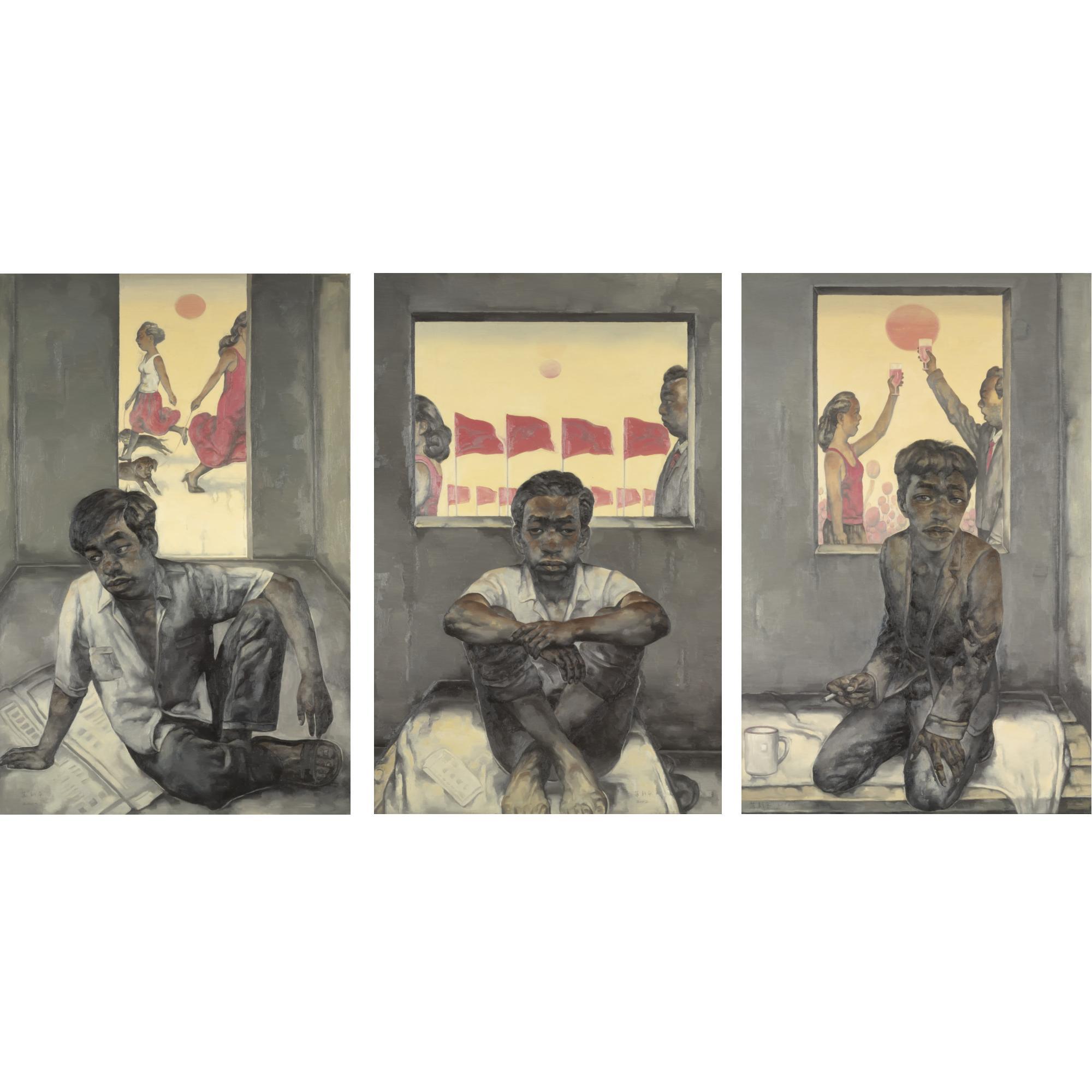Su Xinping - Inside And Outside Room (Triptych)