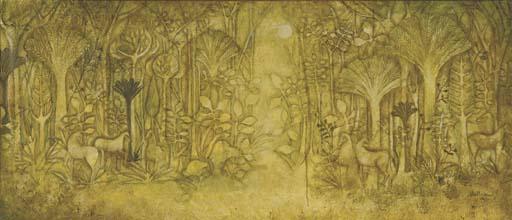 Suad Al-Attar - Horses In A Forest