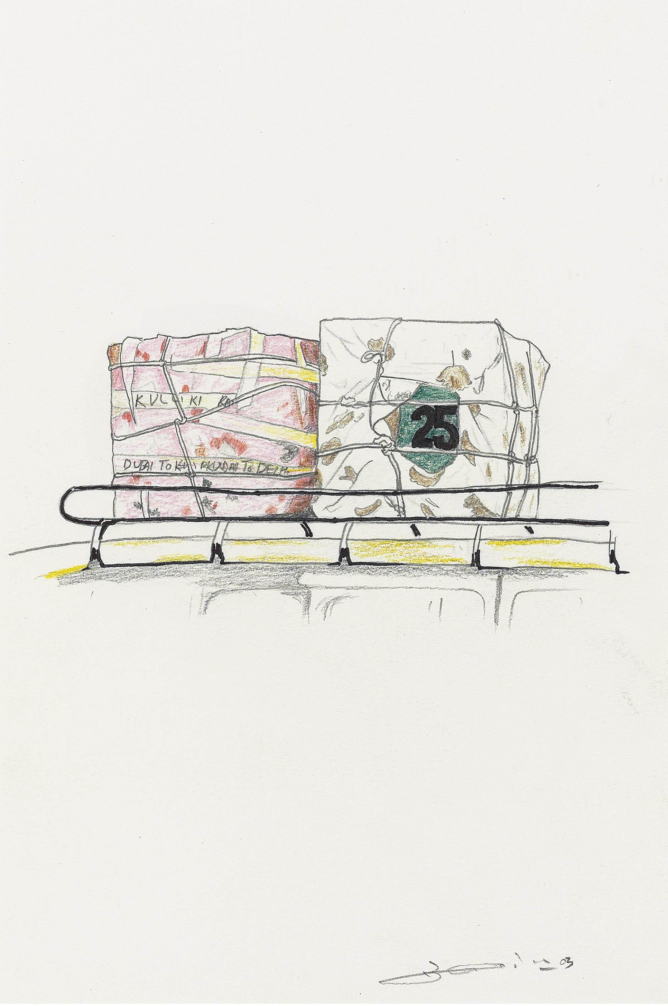 Subodh Gupta - Untitled (Sat Samundar Paar series)