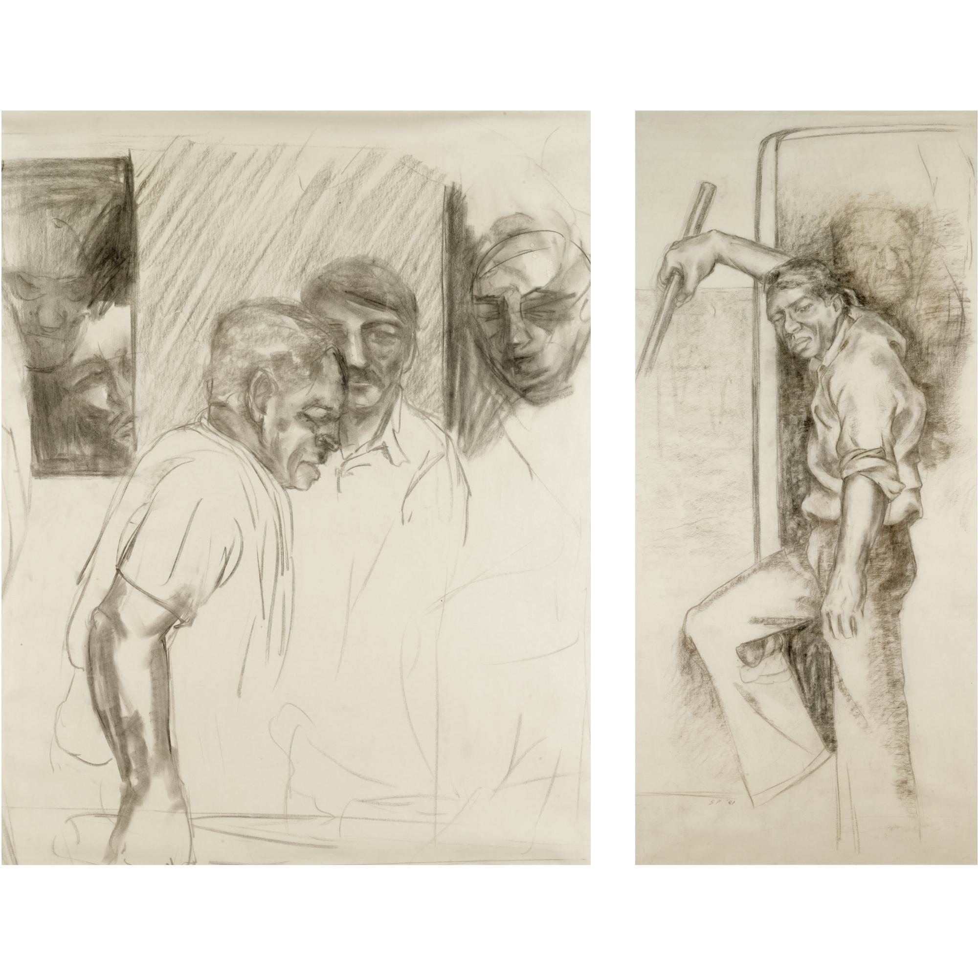 Sudhir Patwardhan - A Pair Of Untitled Works