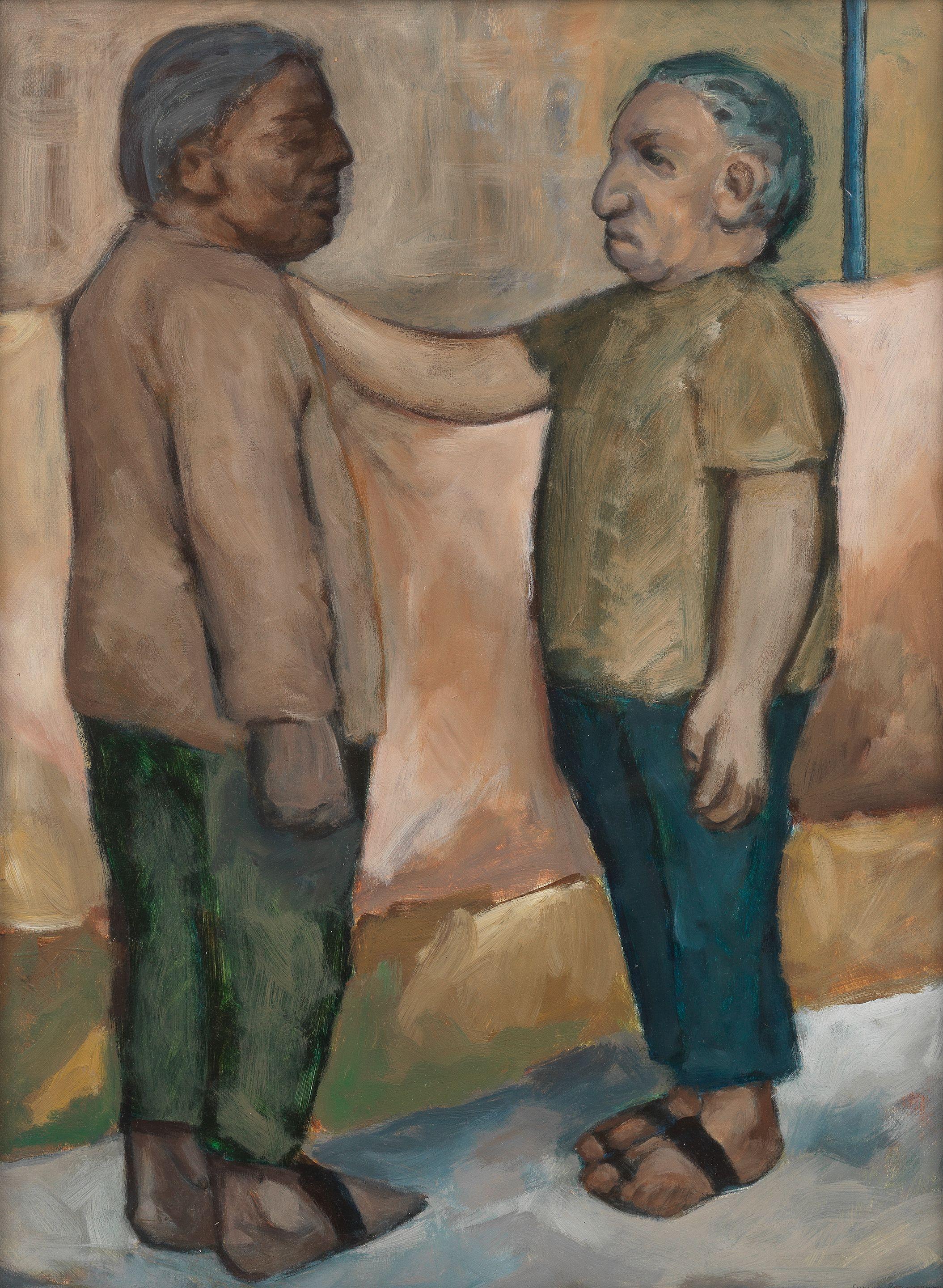 Sudhir Patwardhan - Untitled (Two Men)