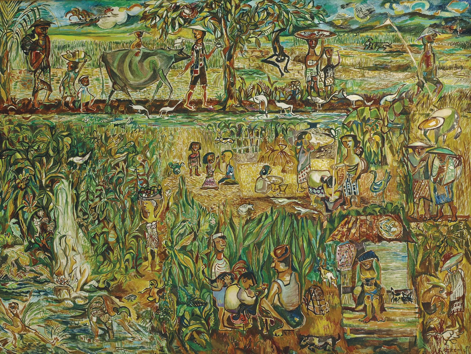 Sudjana Kerton - Village Life
