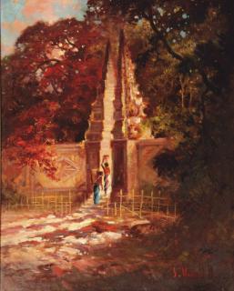 Sudjono Abdullah - Entering the temple