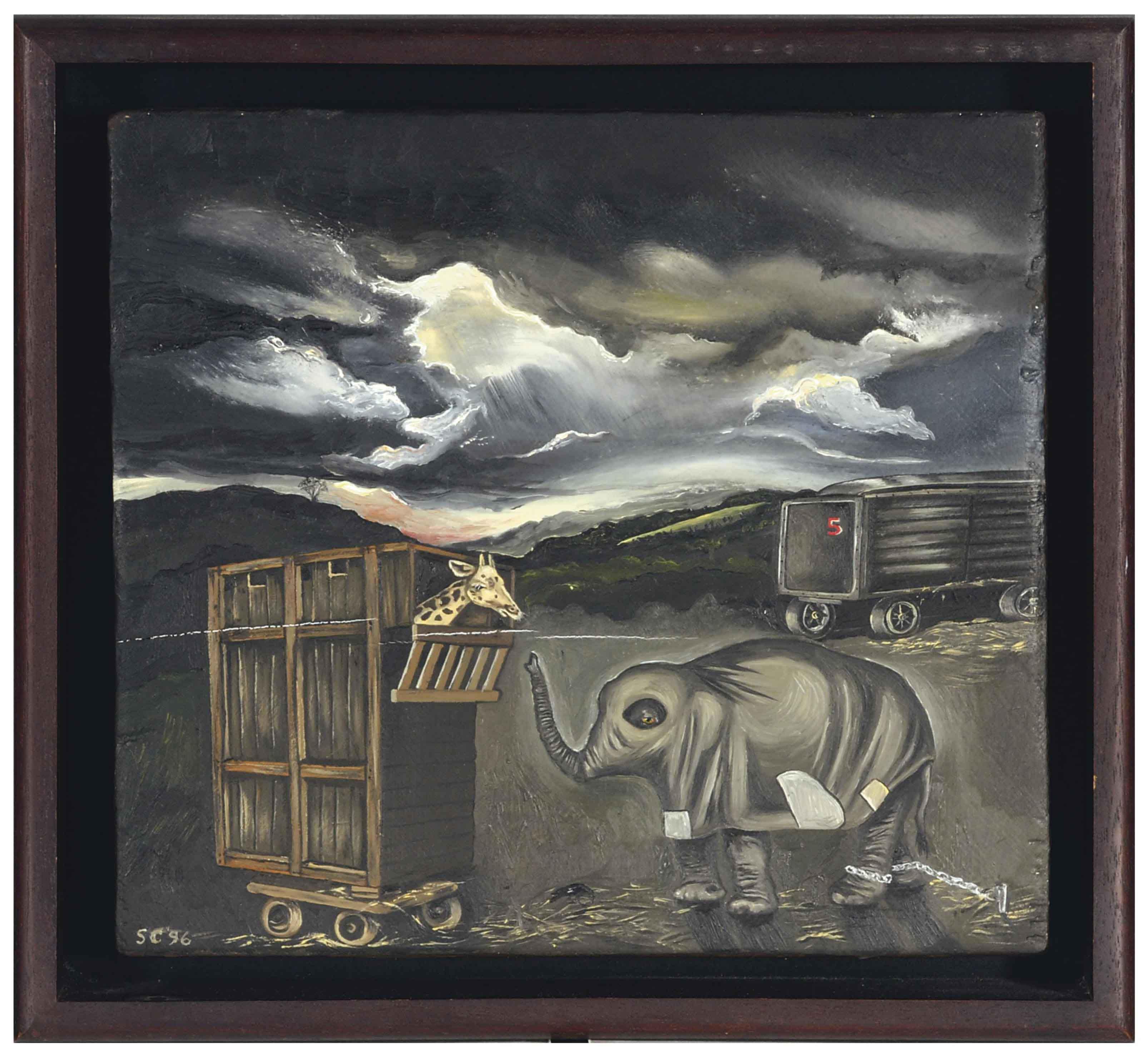 Sue Coe - Nelly the Elephant: Two works