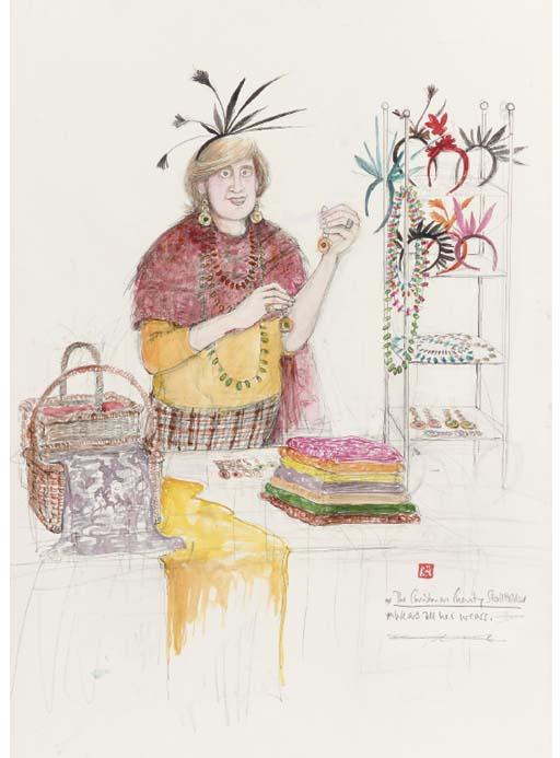 Sue Macartney-Snape - The Christmas charity stallholder