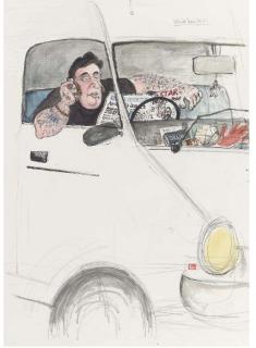 Sue Macartney-Snape - White van man