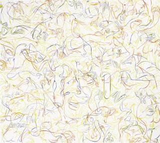 Sue Williams - Floppy Toes In A Yellow, Red And Blue