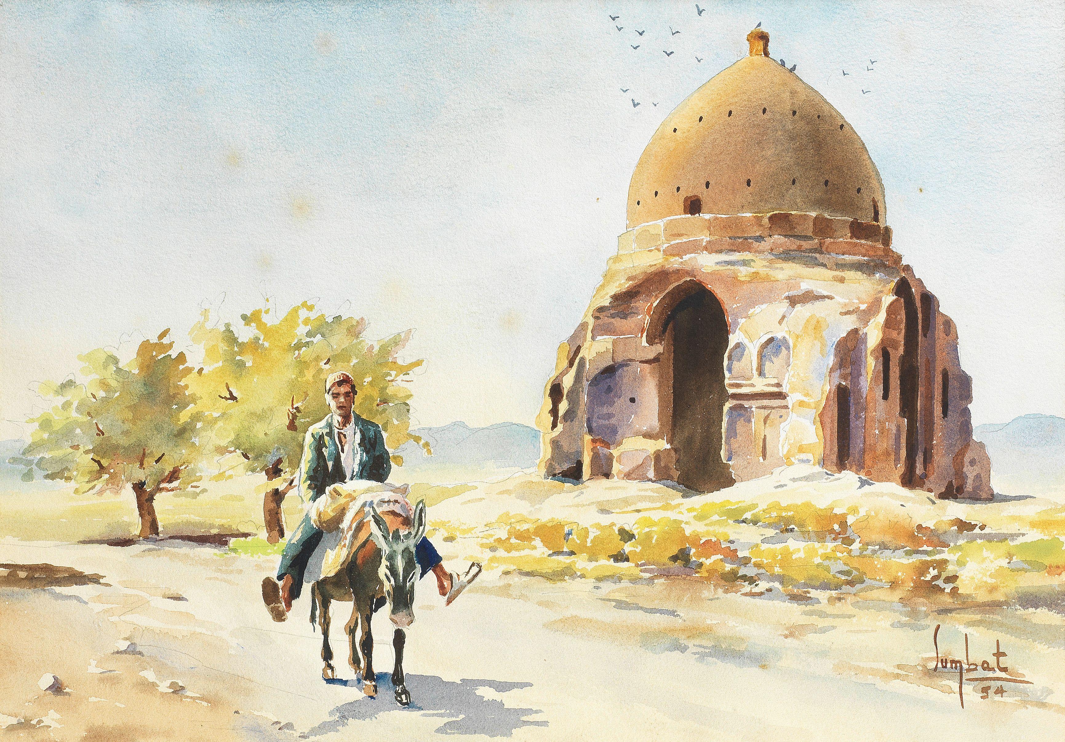 Sumbat Der Kiureghian - Donkey rider by the Dome