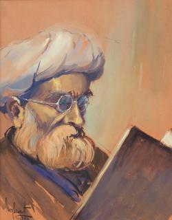 Sumbat Der Kiureghian - Portrait of a Sheikh