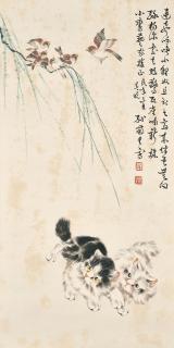 Sun Jusheng - Cats And Birds