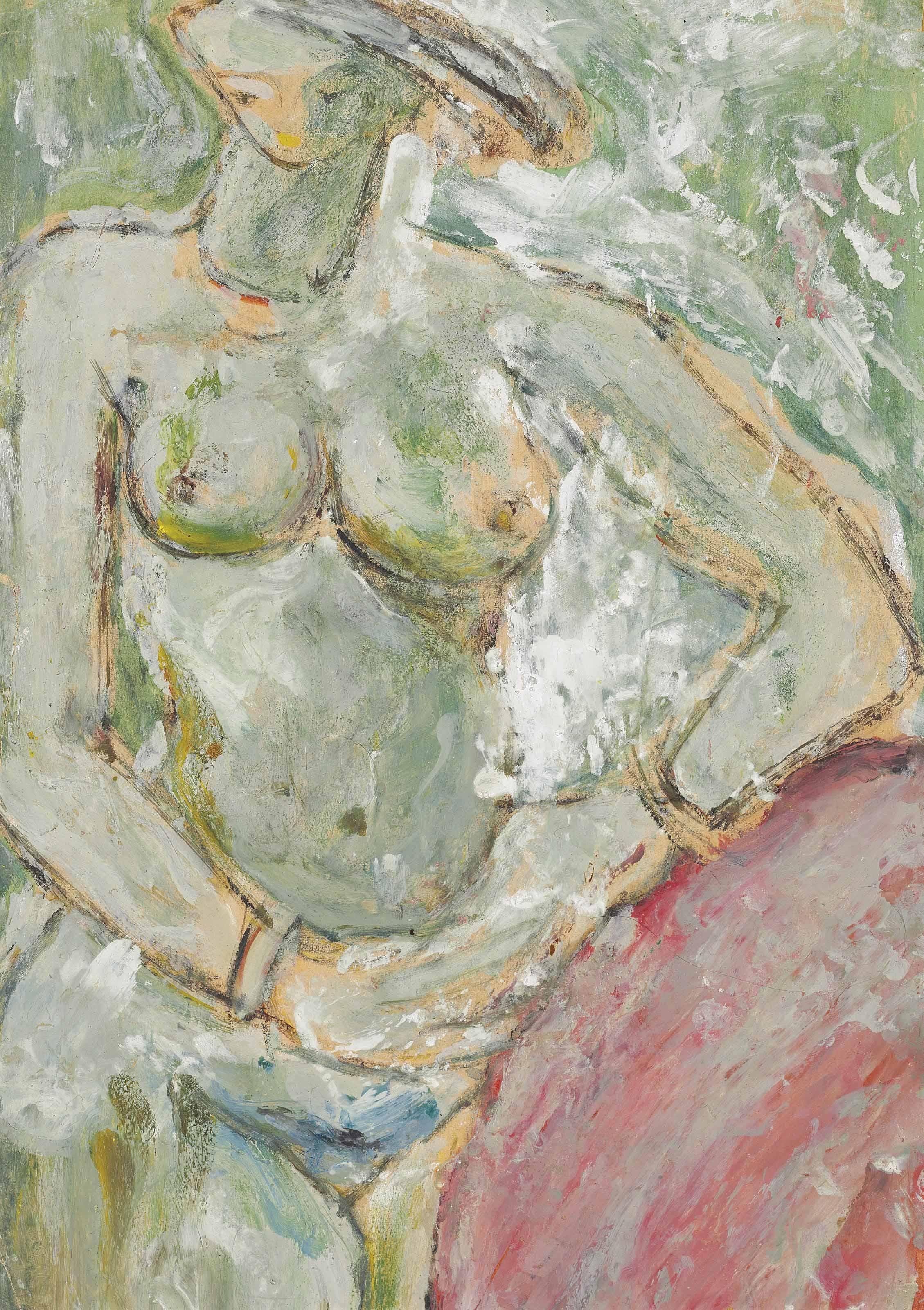 Sunil Madhav Sen - Untitled (Nude)