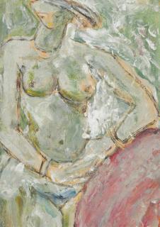 Sunil Madhav Sen - Untitled (Nude)