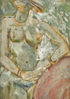 Sunil Madhav Sen - Untitled (Nude)