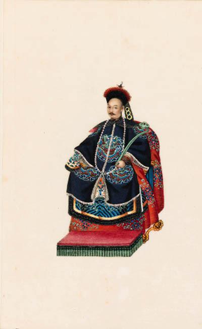 Sunqua - An Album of Chinese subjects including four portraits, two still lifes, four studies of Chinese birds, two studies of Junks and one of insects