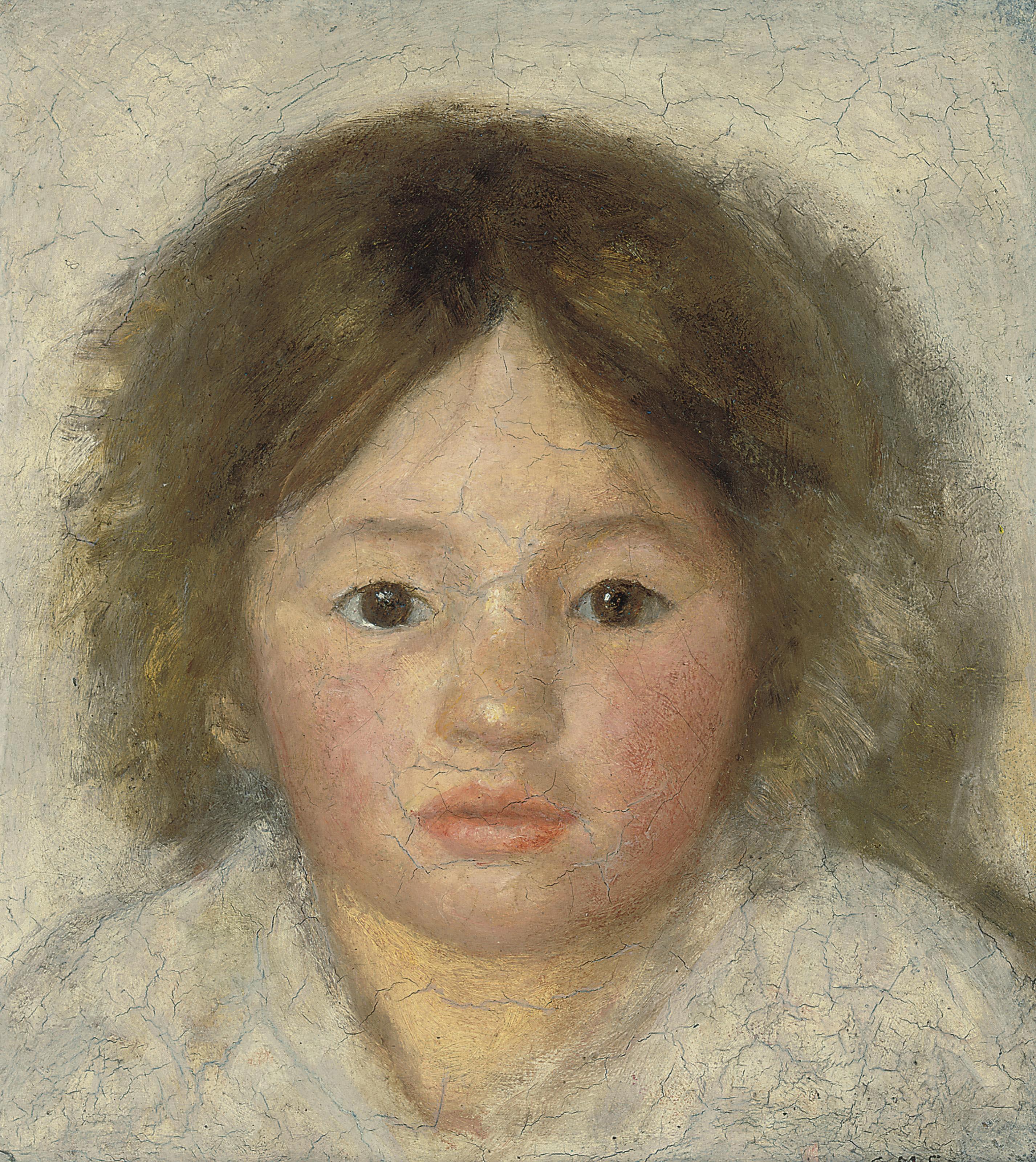 Susan Hannah Macdowell Eakins - Head of a Child