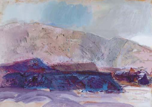 Susan Martyl - New Mexico Landscape 1974