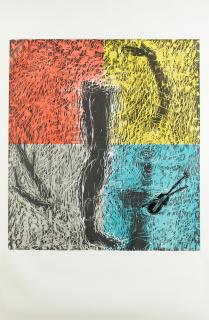 Susan Rothenberg - Blue Violin