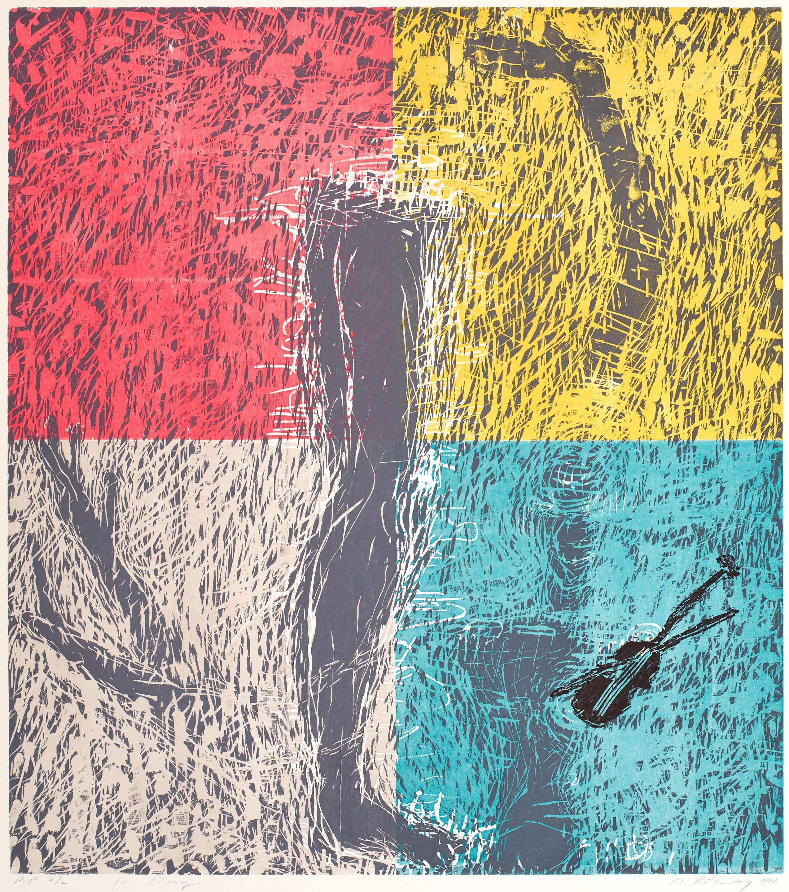 Susan Rothenberg - Blue Violin