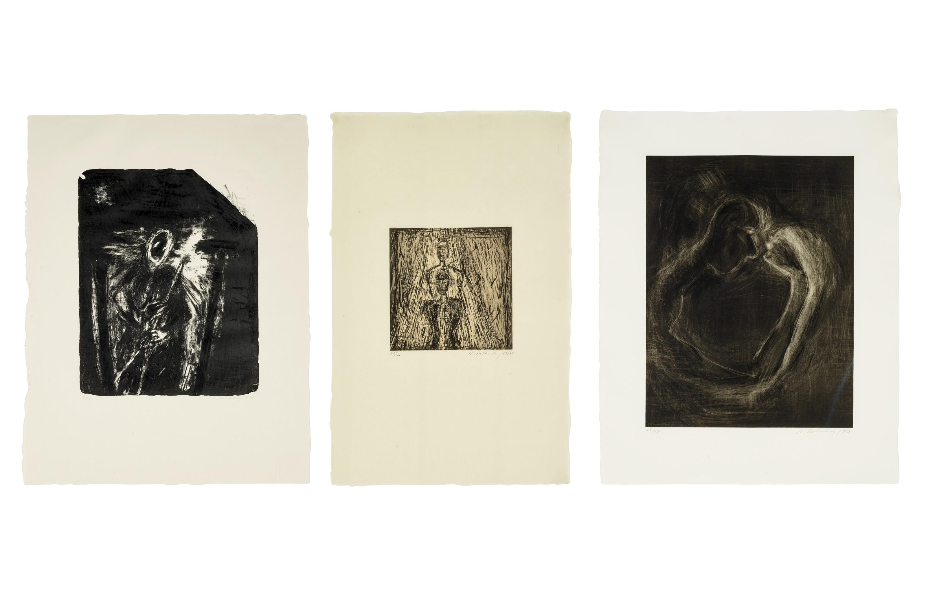 Susan Rothenberg - Three Prints By The Artist