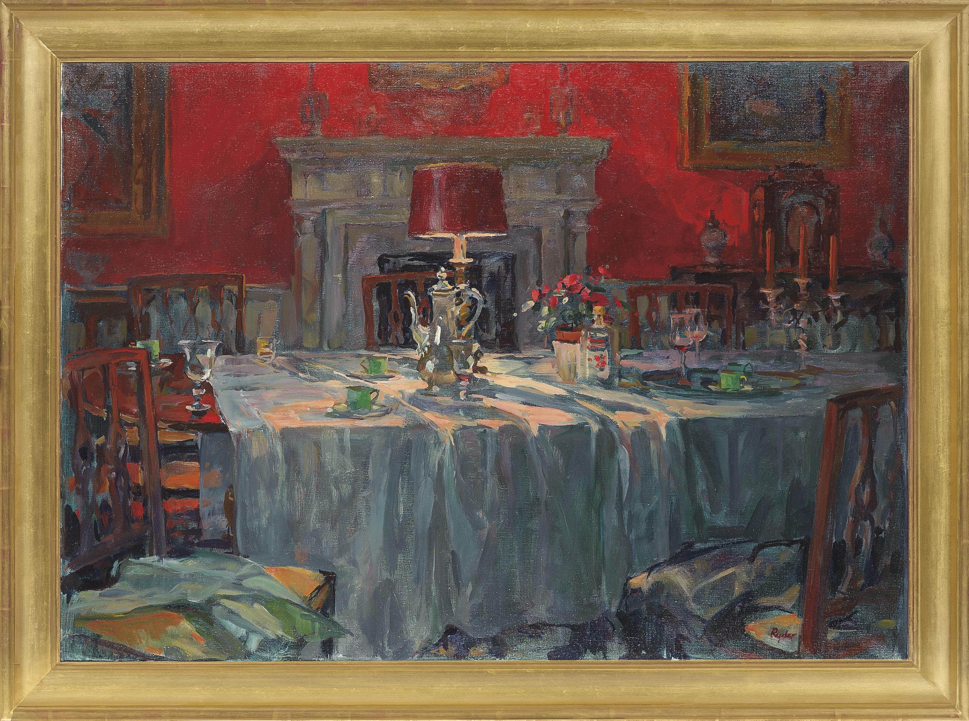 Susan Ryder - Red dining room