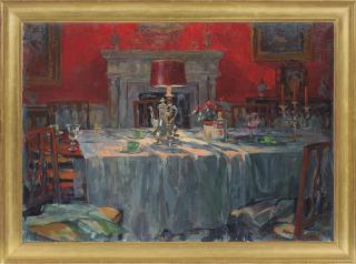 Susan Ryder - Red dining room
