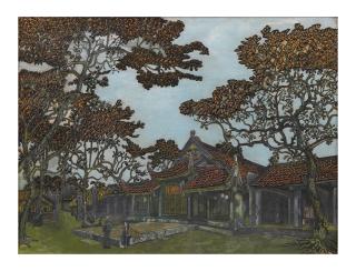 Suzanne Bonnal De Noreuil - Temple au Tonkin