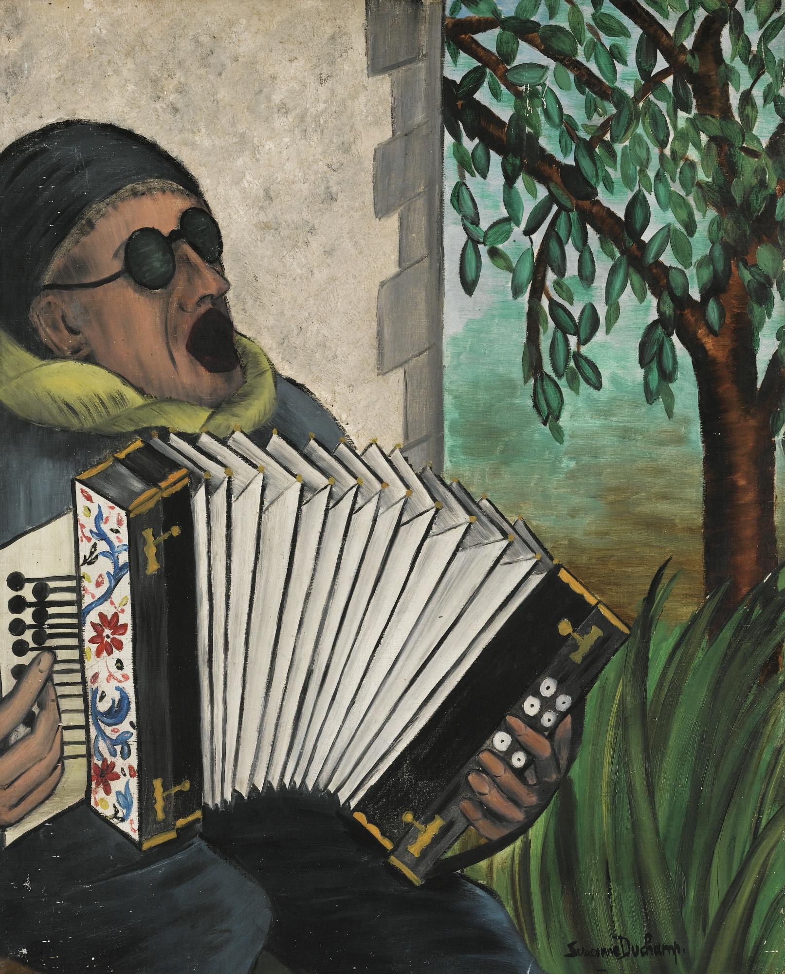 Suzanne Duchamp - Jean Crotti Accordéoniste