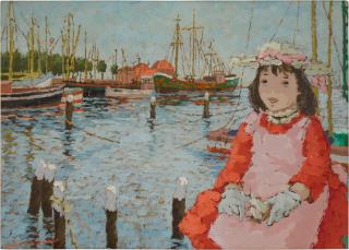 Suzanne Eisendieck - Fillette au port
