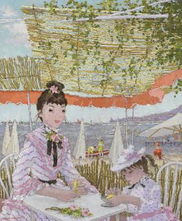 Suzanne Eisendieck - Plage à Théoule