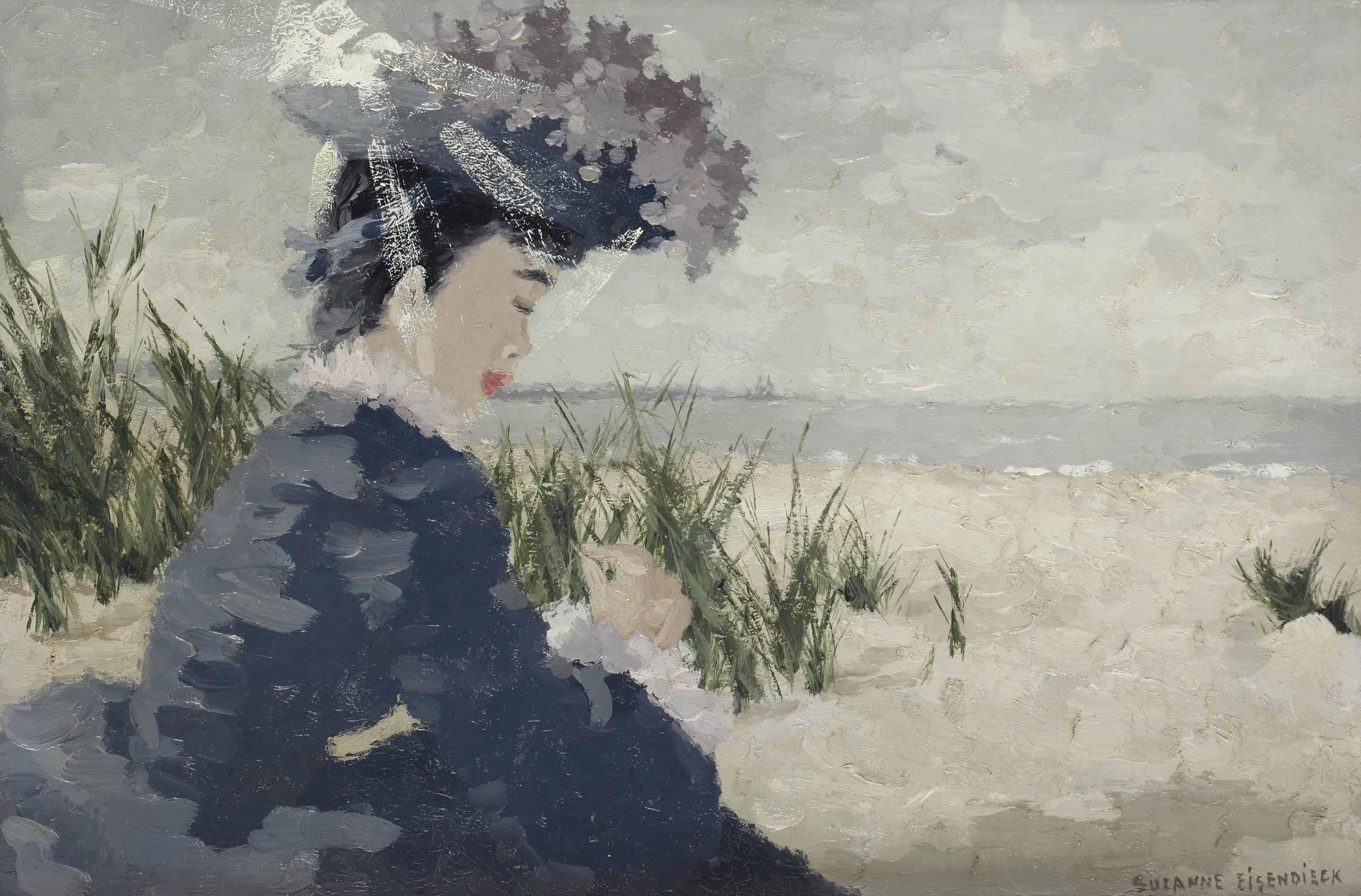 Suzanne Eisendieck - Woman in the dunes