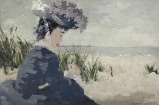 Suzanne Eisendieck - Woman in the dunes