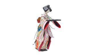 Suzanne Pascal - Woman in Kimono with Tray