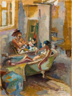 Suzanne Perlman - Women bathing