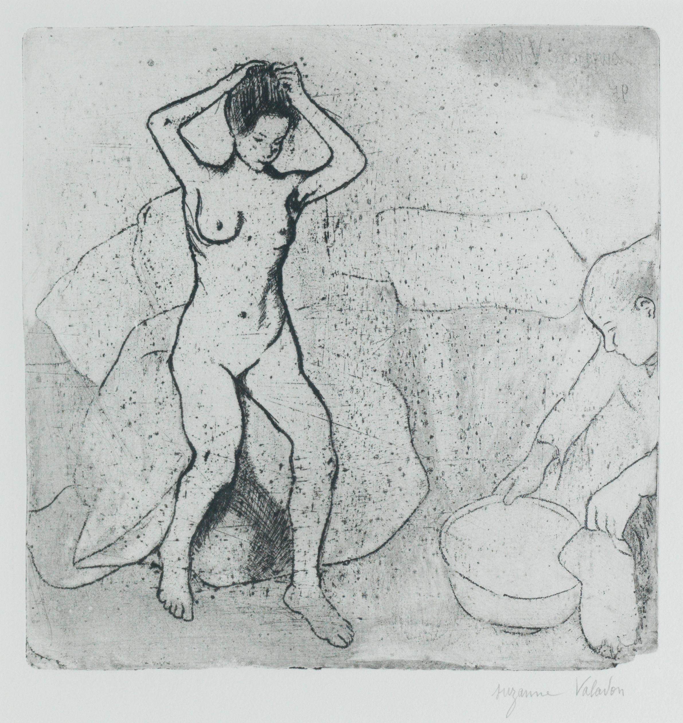 Suzanne Valadon - Catherine prepare le tub; Catherine Accroupie 2