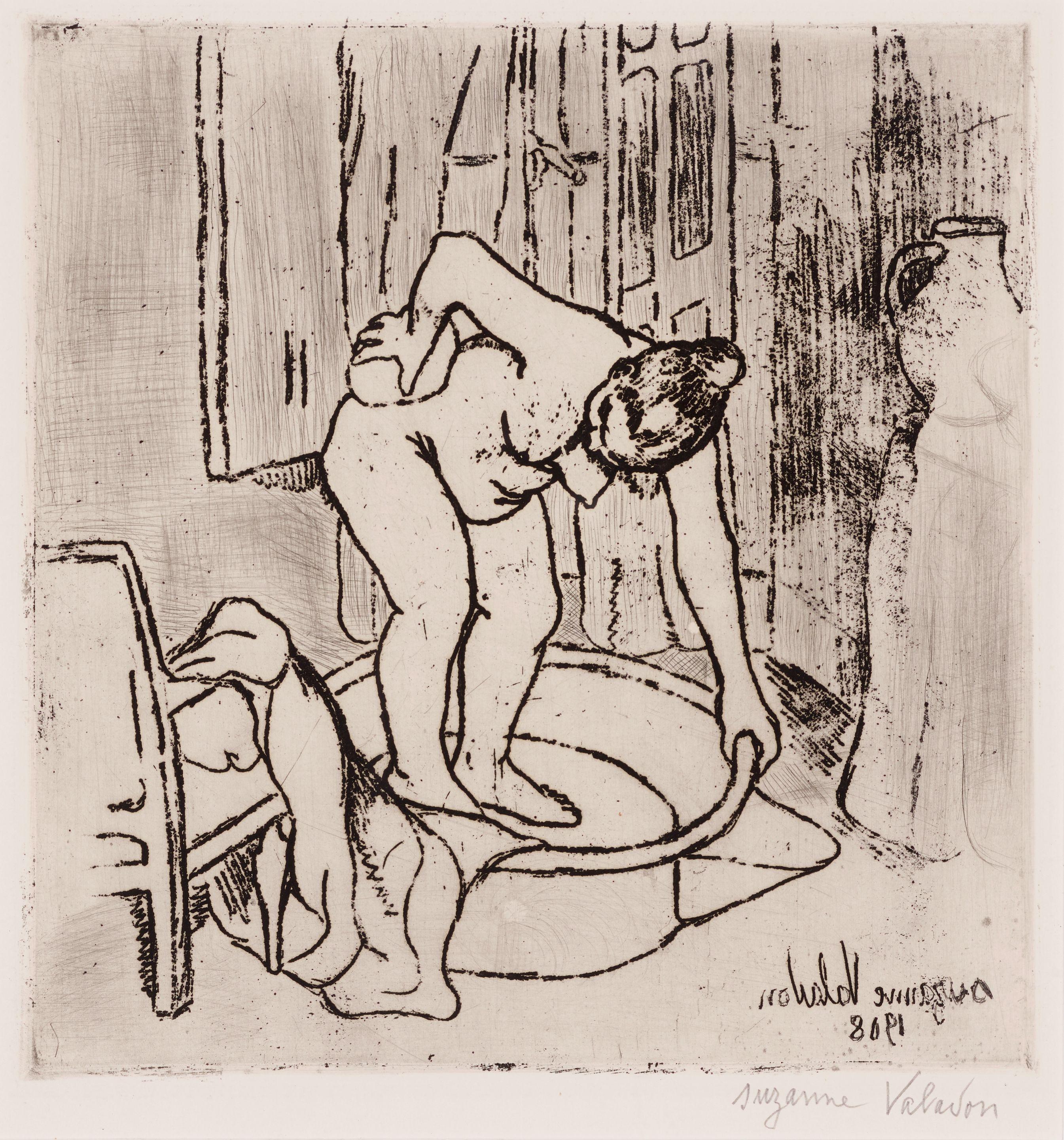 Suzanne Valadon - Catherine s\'espongeant