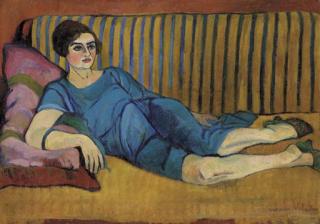 Suzanne Valadon - Femme allongée sur un canapé