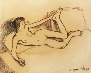 Suzanne Valadon - Femme Allongée Sur Un Lit