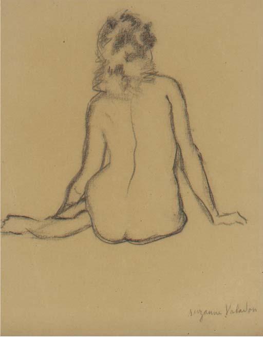 Suzanne Valadon - Femme nue assise, vue de dos