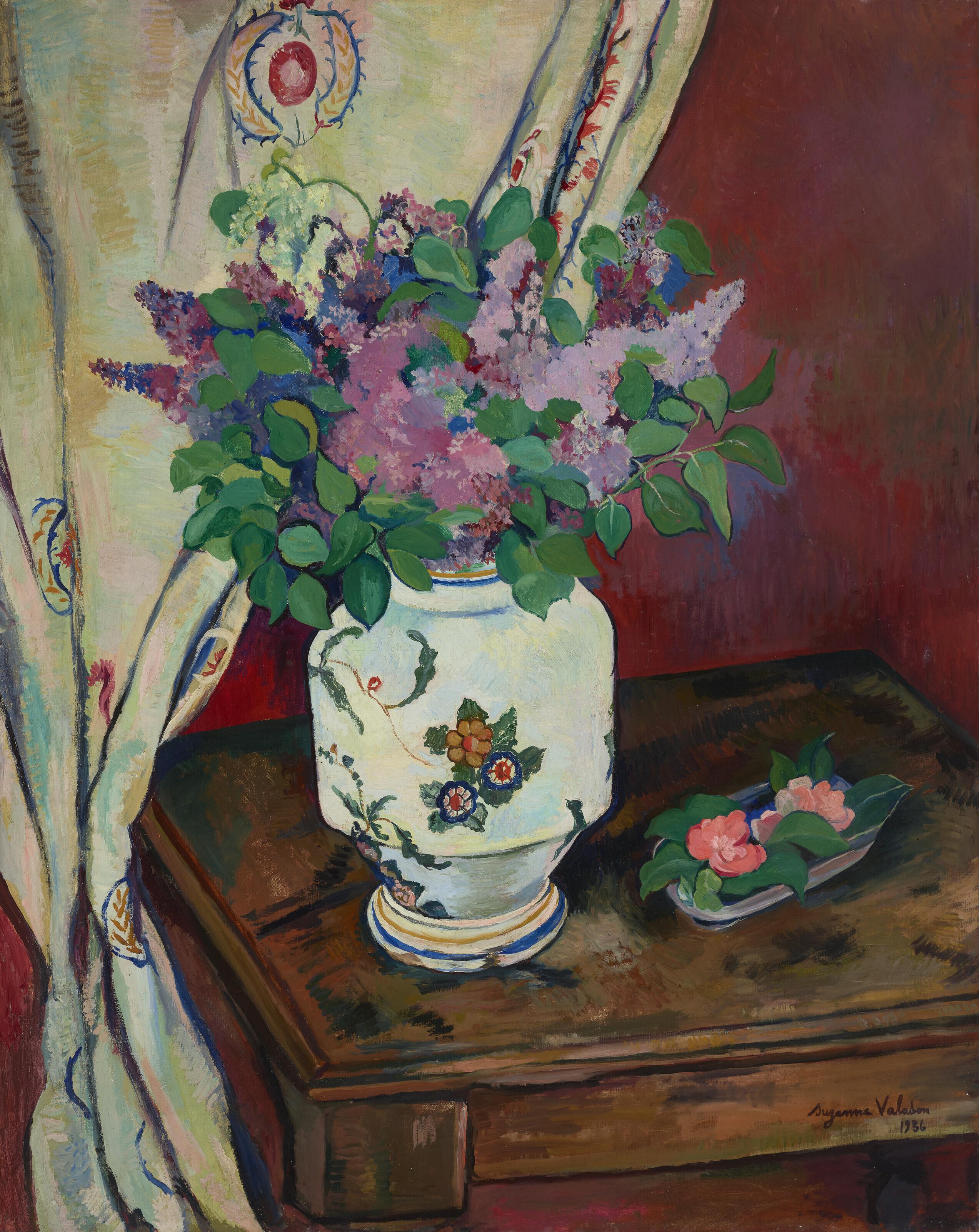 Suzanne Valadon - Les Lilas Et Camélias