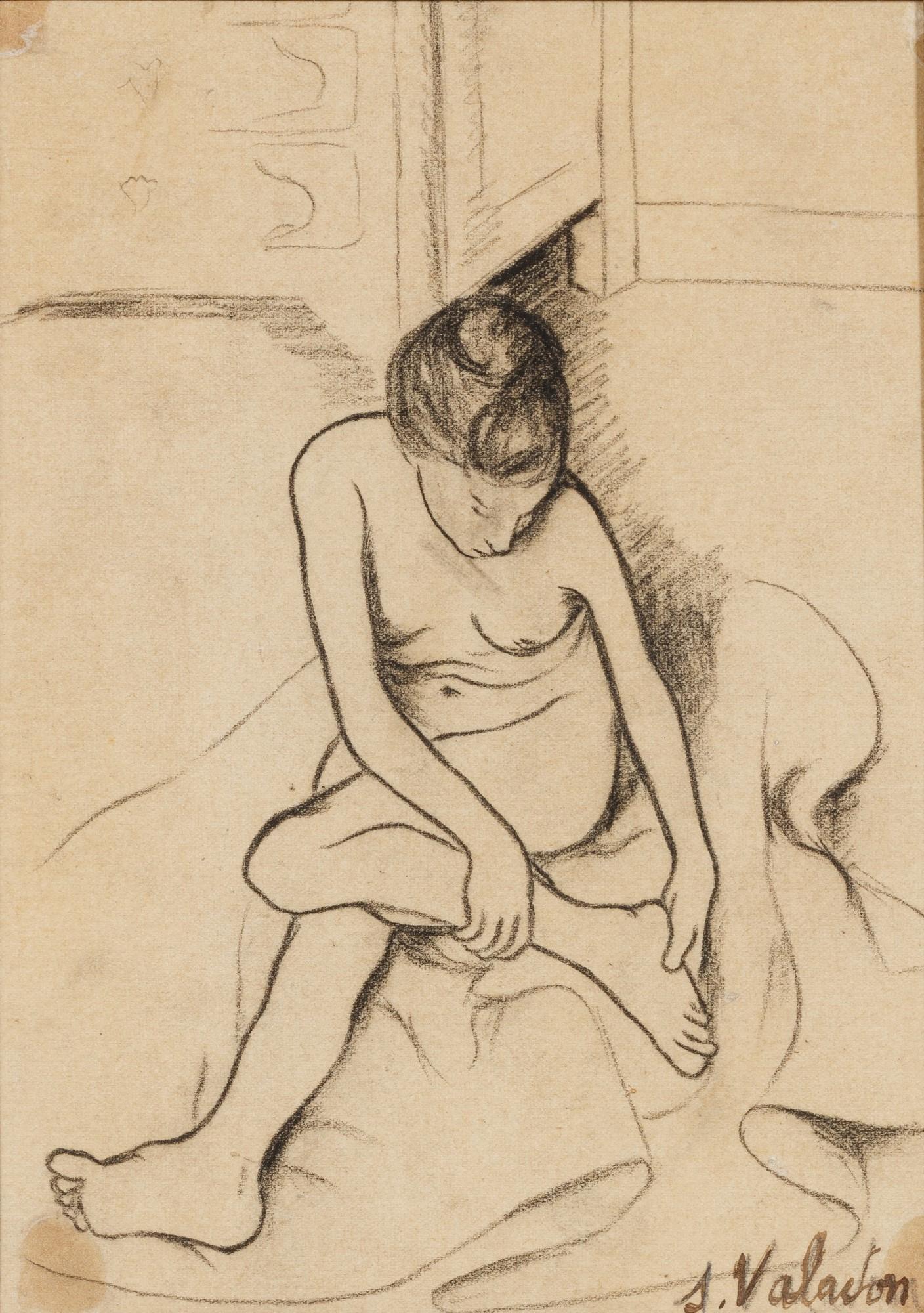 Suzanne Valadon - Nu assis se tenant le pied