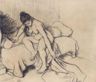 Suzanne Valadon - Nu assis sur un divan